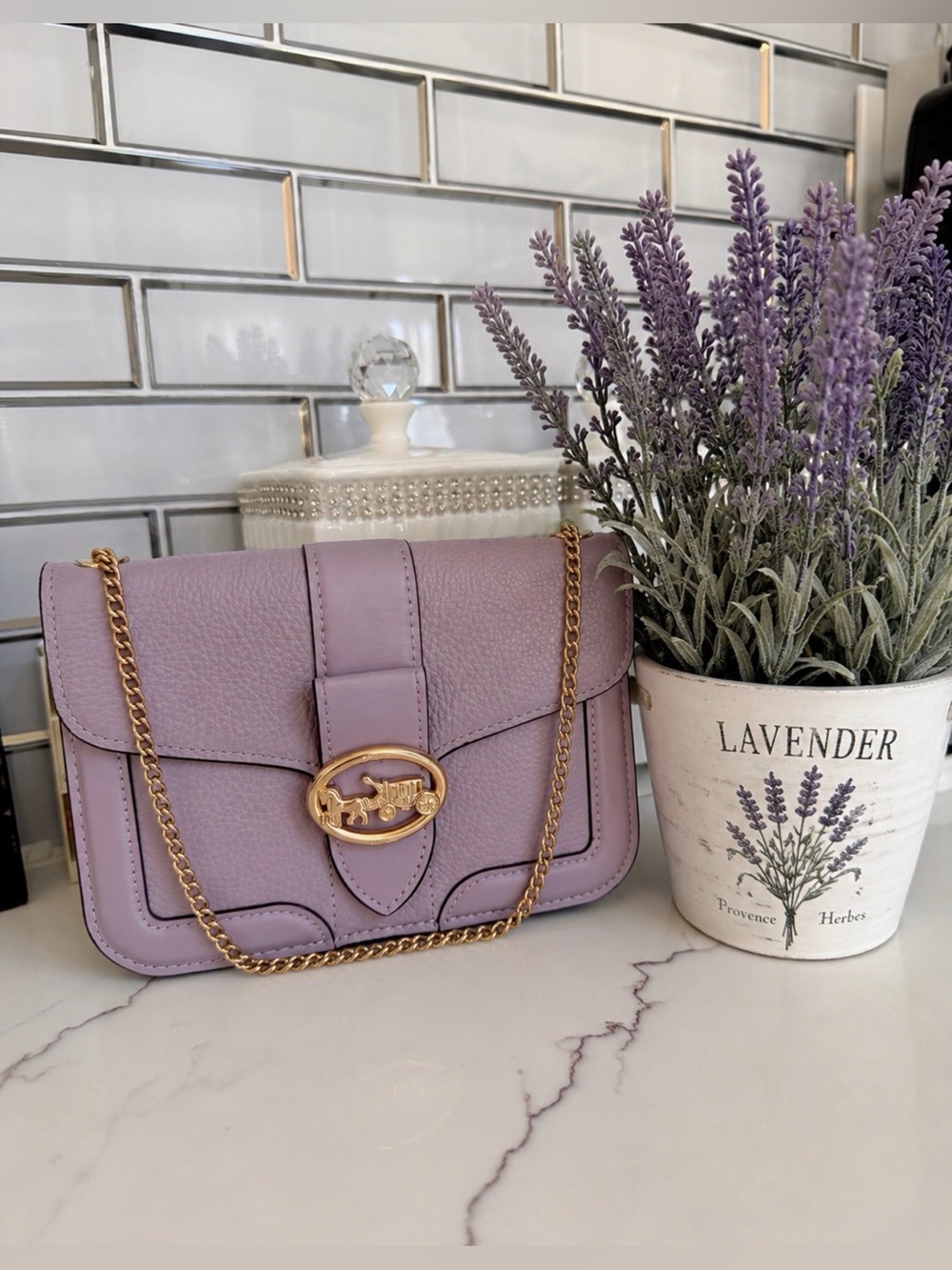 Beautiful mini-size classic style Coach bag ✨ 💜💜💜💜💜💜💜💜